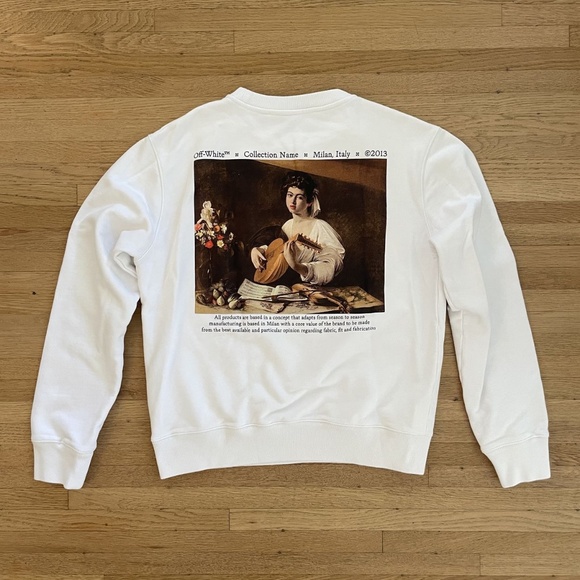 Off-White caravaggio crewneck sweatshirt
